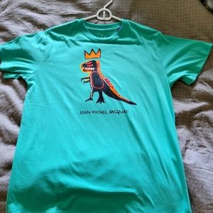 Jean Michel Basquiat dinosaur shirt